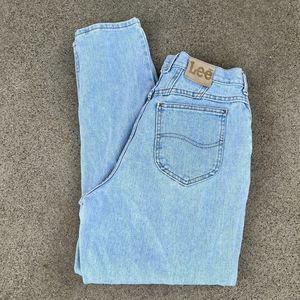 Vintage Washed Light Blue Lee Jeans